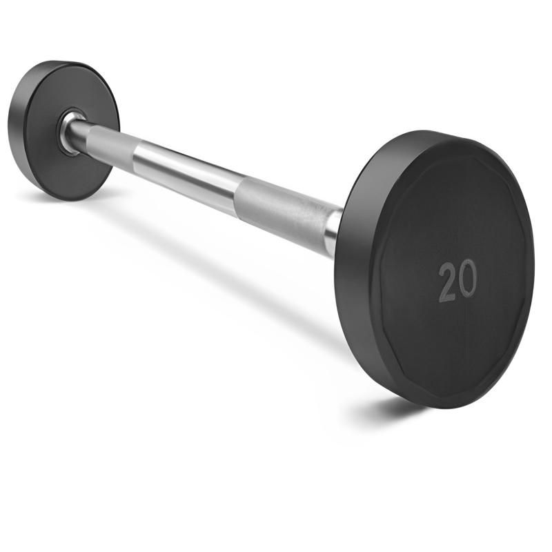 Premium Urethane Fixed Barbell With Straight Handle